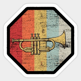 Musician Trumpeter Marching Band Trumpet Sticker